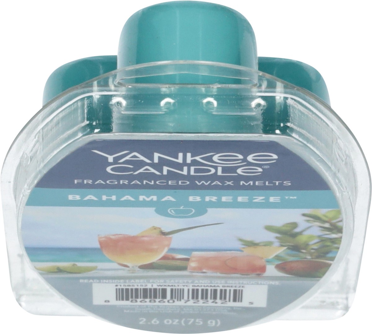 slide 9 of 9, Yankee Candle Fragranced Bahama Breeze Wax Melts 2.6 oz, 2.6 oz