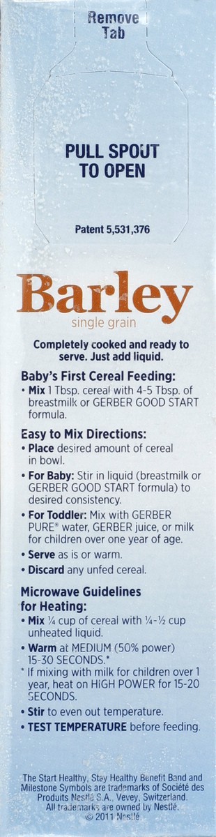 slide 3 of 6, Gerber Cereal For Baby 8 oz, 8 oz