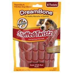 DreamBone Stuffed Twistz Vegetable & Chicken Chews - 6 CT