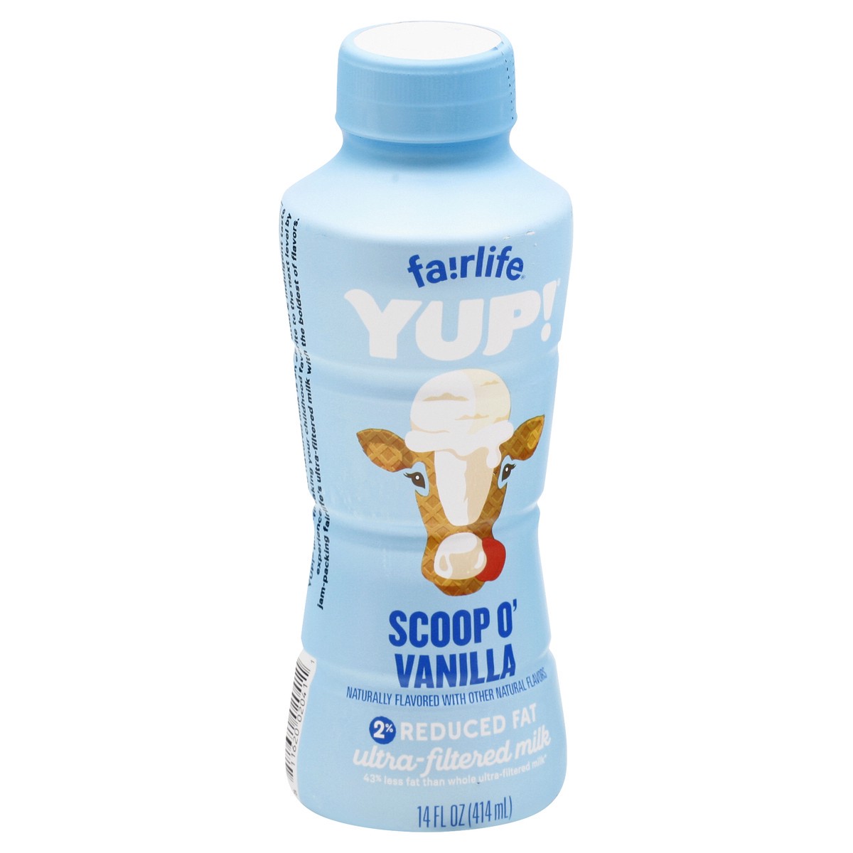 slide 4 of 9, fairlife Yup! Reduced Fat 2% Milkfat Ultra-Filtered Scoop O' Vanilla Milk 14 oz, 14 oz