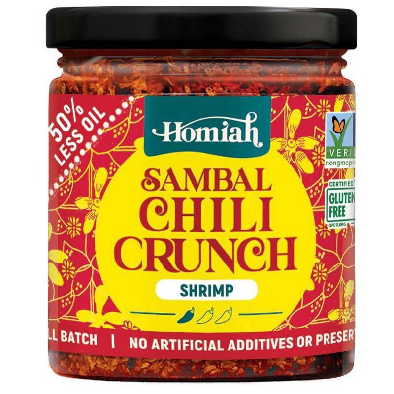 slide 1 of 4, Homiah Shrimp Sambal Chili Crunch 6 oz, 6 oz