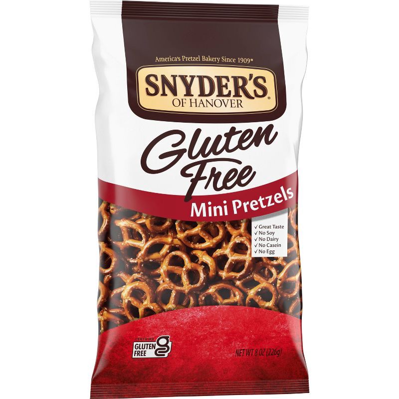 slide 8 of 9, Snyder's of Hanover Gluten Free Mini Pretzels - 8oz, 8 oz