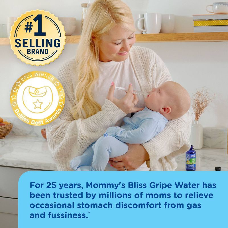 slide 5 of 10, Mommy's Bliss Gripe Water for Babies with Gas, Colic or Stomach Discomfort - 4 fl oz, 4 fl oz