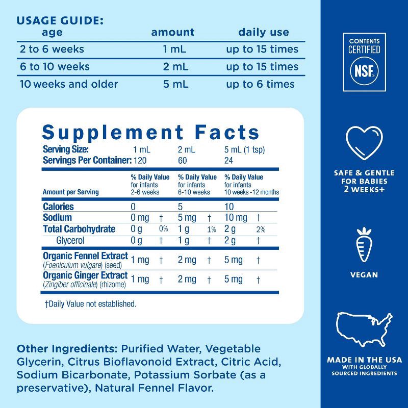 slide 6 of 10, Mommy's Bliss Gripe Water for Babies with Gas, Colic or Stomach Discomfort - 4 fl oz, 4 fl oz