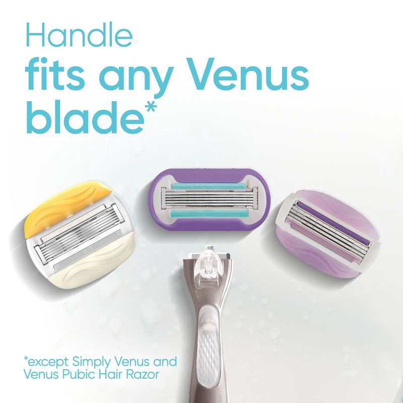 slide 8 of 9, Venus Comfortglide plus Olay Coconut Women's Razor Blade Refills - 4ct, 4 ct