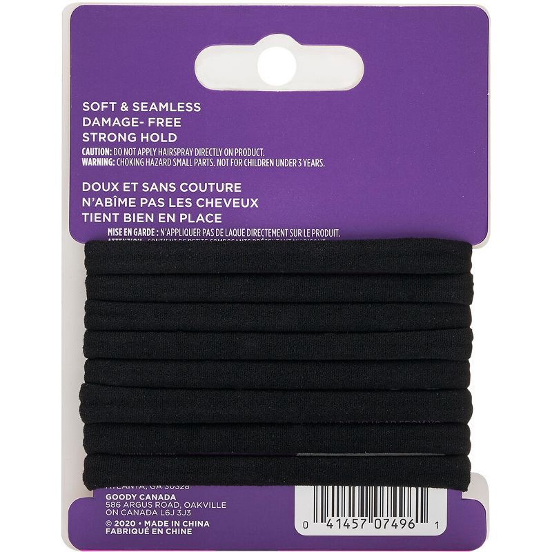 slide 2 of 5, Goody Stretch Medium to Thick Seamless Hair Bands - 8ct, 8 ct