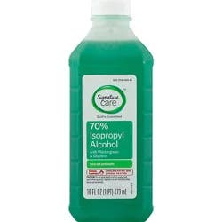 Signature Select/care Alcohol Isopropyl 70% Wintergreen & Glycerin Antiseptic - 16 Fl. Oz.