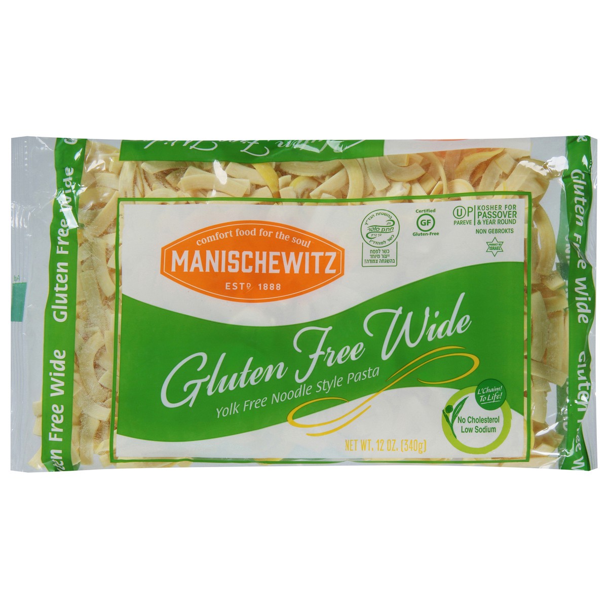 slide 1 of 12, Manischewitz Wide Egg Noodles, 12 oz