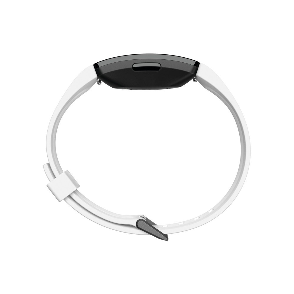 slide 2 of 6, Fitbit Inspire HR Activity Tracker with Small Large Band - White, 1 ct