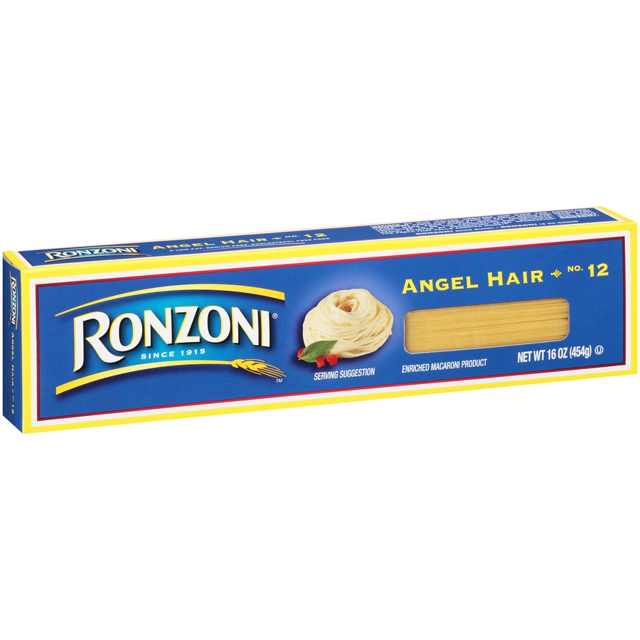 slide 2 of 8, Ronzoni Angel Hair Pasta, 16 oz