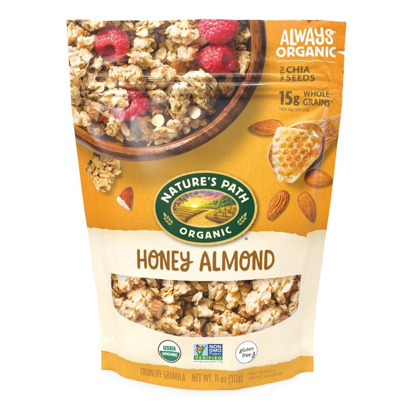 slide 1 of 6, Nature's Path Organic Gluten Free Honey Almond Granola - 11oz, 11 oz