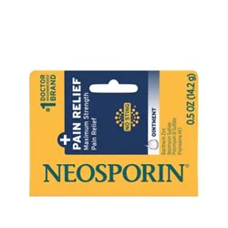 Neosporin Pain Relieving Ointment First Aid Antibiotic Dual Action Maximum Strength - 0.5 Oz