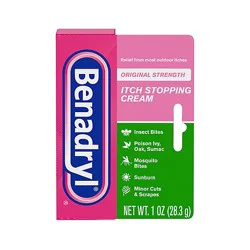 Benadryl Itch Stopping Cream Original Strength - 1 Oz