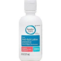 Signature Select/care Lotion Anti Itch Clear External Analgesic Skin Protectant - 6 Fl. Oz.