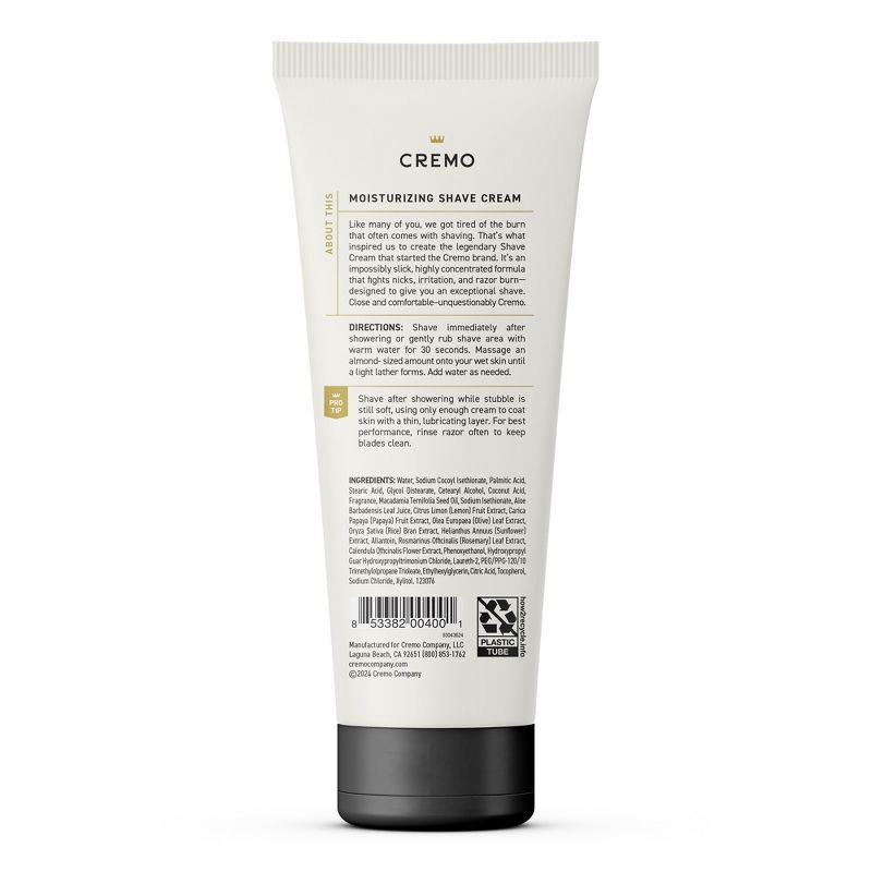 slide 2 of 8, Cremo Original Shave Cream - 6 fl oz, 6 fl oz