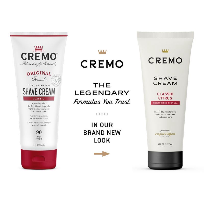 slide 3 of 8, Cremo Original Shave Cream - 6 fl oz, 6 fl oz