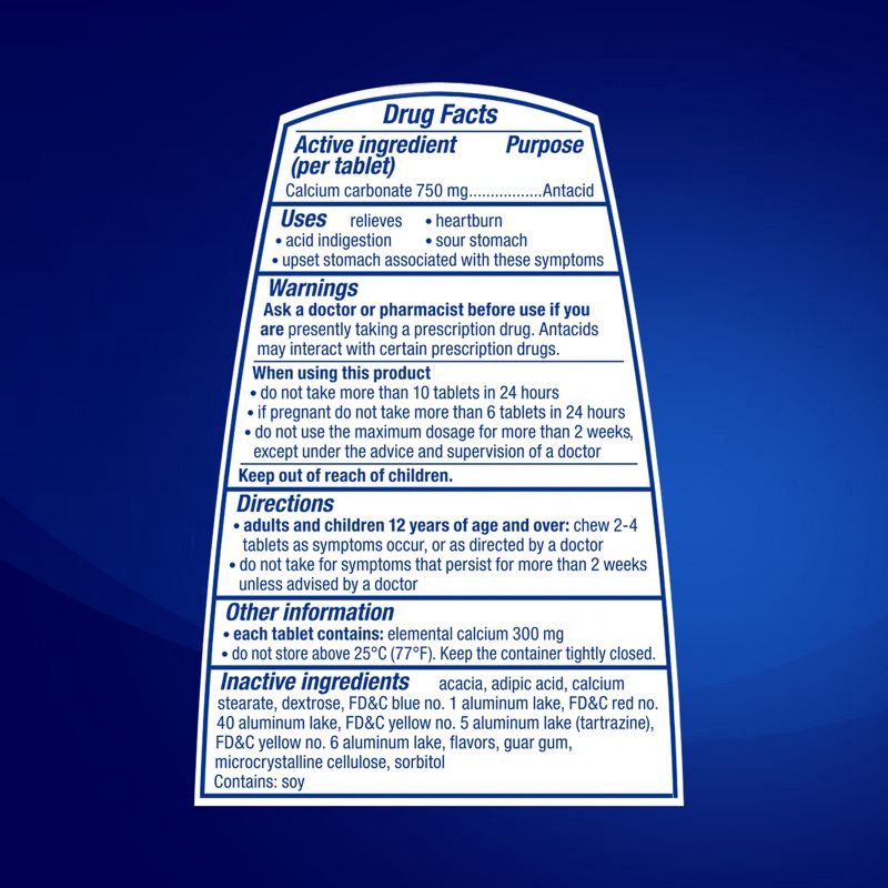 slide 11 of 11, Tums Extra Strength Smoothies Assorted Fruit Antacid Chewable Tablets - 140ct, 140 ct