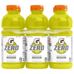 Gatorade Zero Zero Sugar Thirst Quencher Lemon Lime 20 Fl Oz X 6