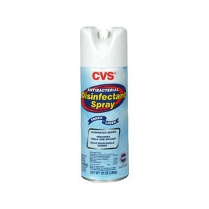 slide 1 of 1, CVS Pharmacy - Disinfectant Spray, Antibacterial, Fresh Linen, 12 oz; 340 gram