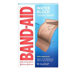 Band-Aid Brand Adhesive Bandages Tough Strips Waterproof Extra Large - 10 Count