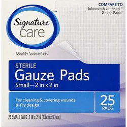 Signature Select/care Gauze Pads Sterile Small - 25 Count