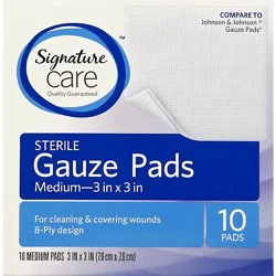 Signature Select/care Gauze Pads Sterile Medium - 10 Count