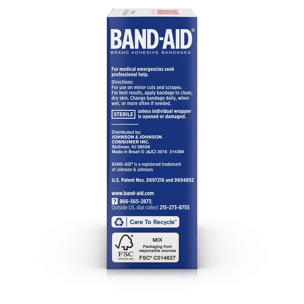 slide 5 of 8, BAND-AID Clear Spot Bandages, 50 ct
