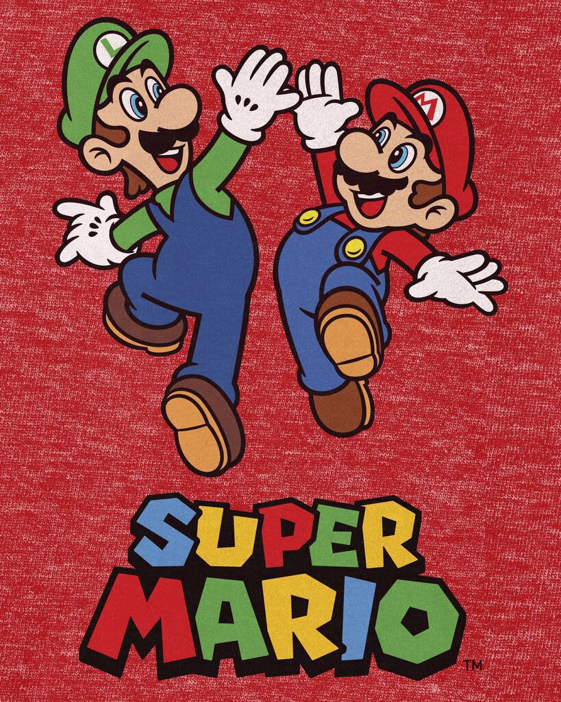 slide 2 of 2, Carter's Carters Kid Super Mario Tee Red 5, 1 ct
