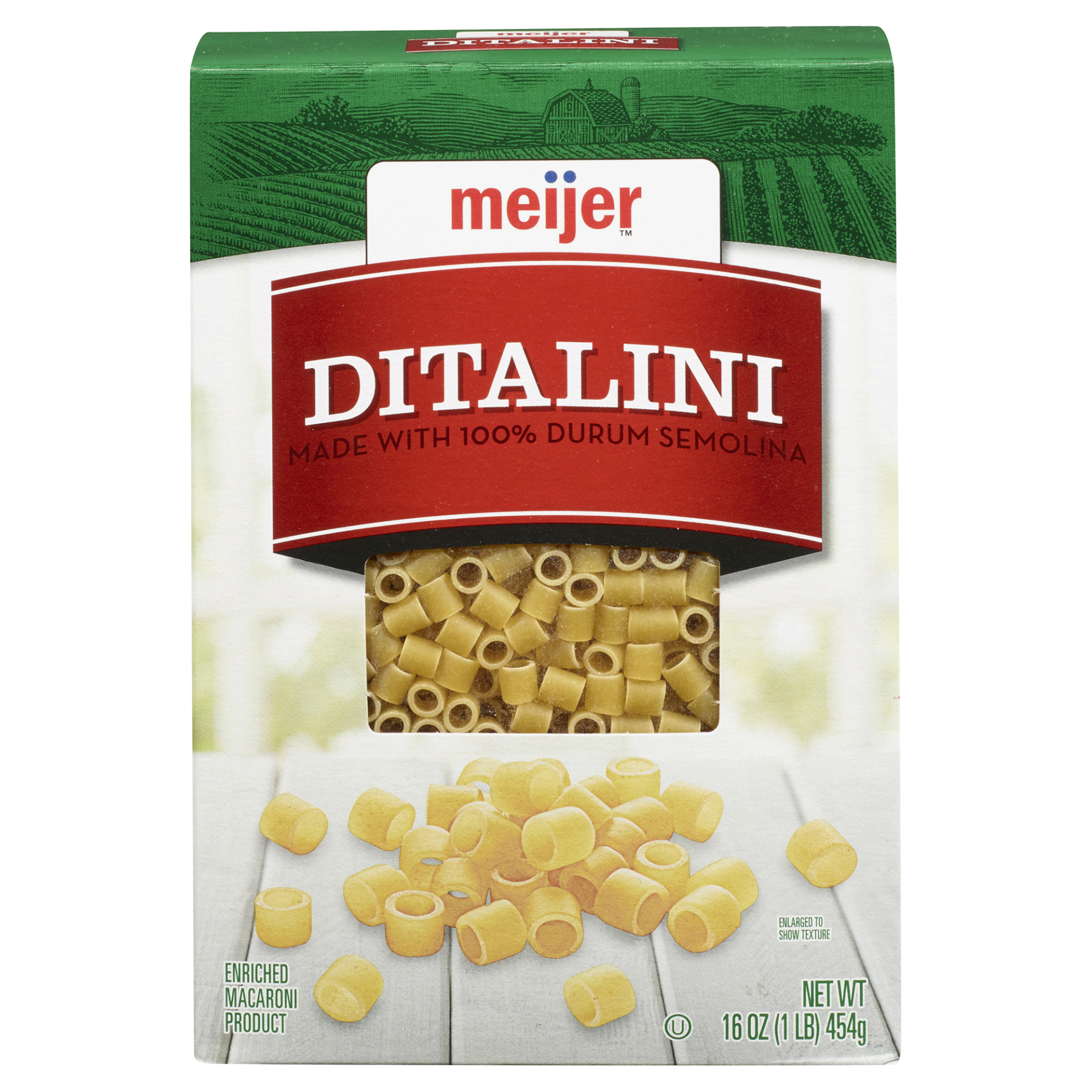 slide 1 of 1, Meijer Ditalini Pasta, 16 oz