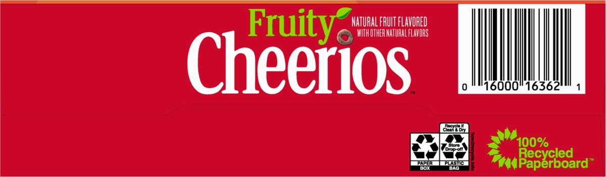 slide 9 of 9, Cheerios Fruity Cheerios Cereal, Heart Healthy Cereal, Made With 100% Whole Grain Oats, Large Size, 14.2 oz, 14.2 oz