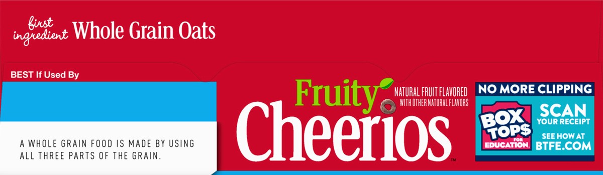 slide 5 of 9, Cheerios Fruity Cheerios Cereal, Heart Healthy Cereal, Made With 100% Whole Grain Oats, Large Size, 14.2 oz, 14.2 oz