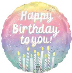 Pearlized Birthday Balloon, 18 in