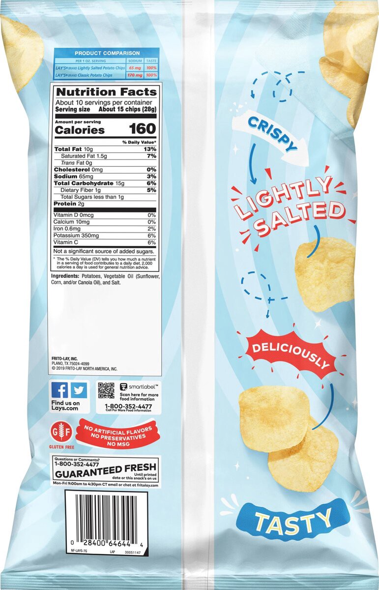 slide 3 of 8, Lay's Potato Chips, 9.5 oz