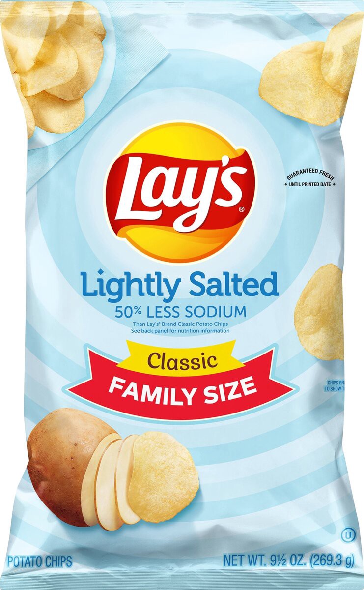 slide 4 of 8, Lay's Potato Chips, 9.5 oz