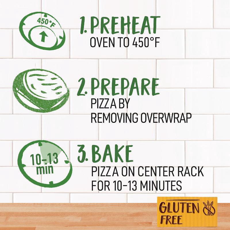 slide 6 of 7, Freschetta Four Cheese Medley Gluten Free Thin Crust Frozen Pizza - 17.5oz, 17.5 oz