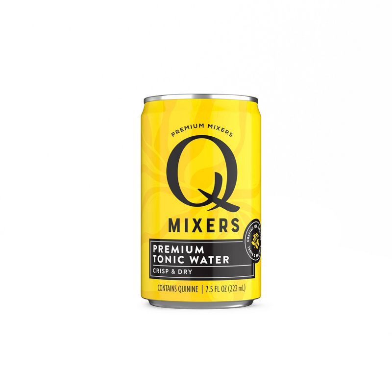 slide 3 of 6, Q Mixers Tonic Water - 4pk/222ml Cans, 4 ct, 222 ml