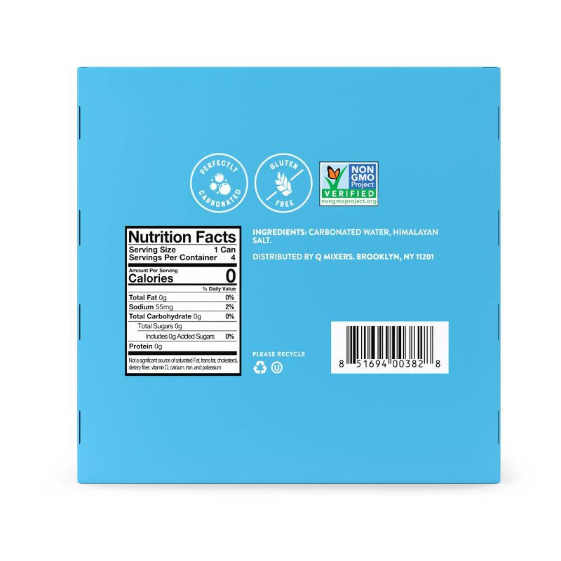 slide 3 of 6, Q Mixers Club Soda - 4pk/222ml Cans, 4 ct, 222 ml