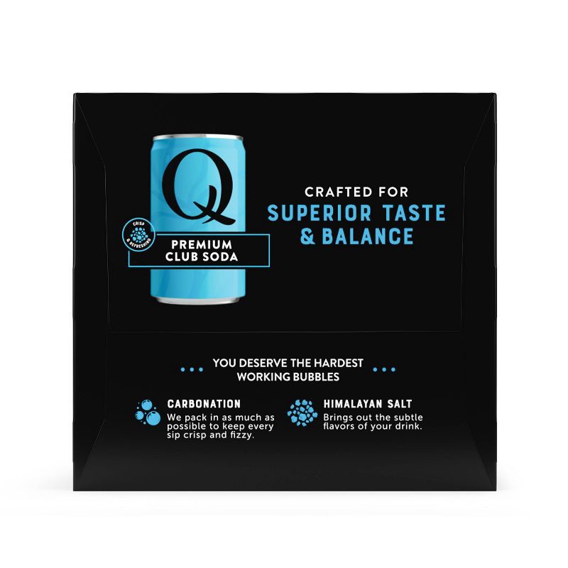 slide 4 of 6, Q Mixers Club Soda - 4pk/222ml Cans, 4 ct, 222 ml