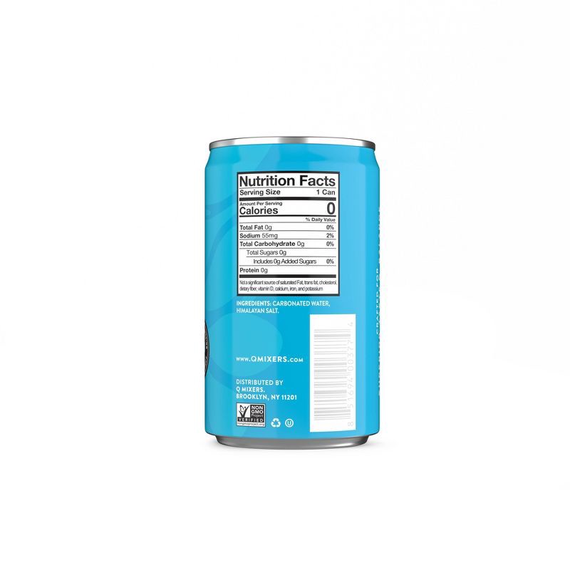 slide 4 of 6, Q Mixers Club Soda - 4pk/7.5 fl oz Cans, 4 ct; 7.5 fl oz