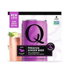 Q Mixers Ginger Beer - 4pk/222ml Cans