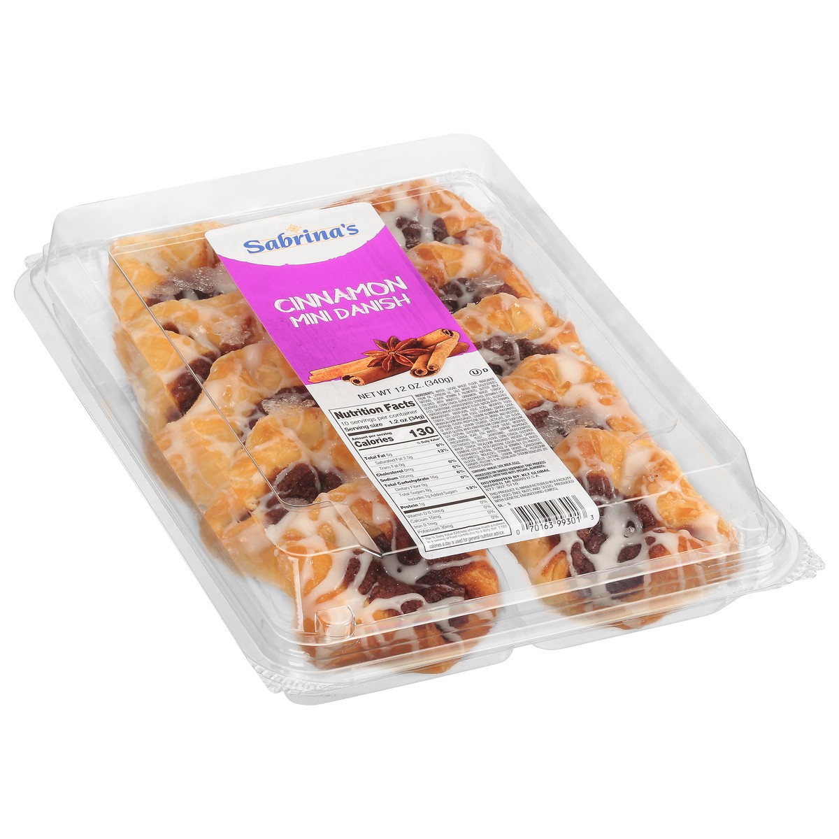 slide 3 of 10, Sabrina's Cinnamon Mini Dansh, 12 oz