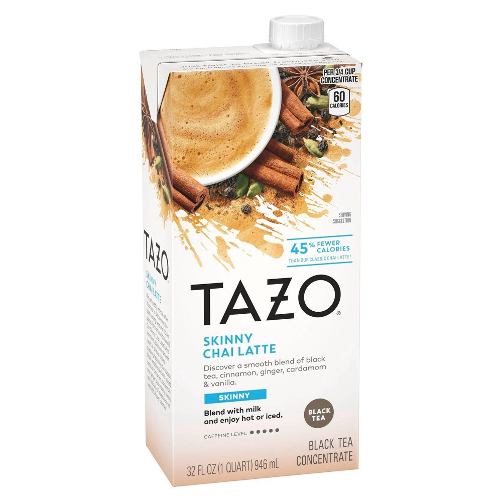 slide 2 of 6, Tazo Skinny Latte Chai Black Tea - 32 fl oz, 32 fl oz