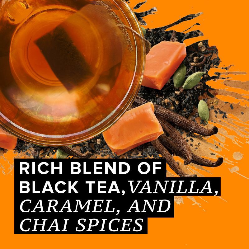 slide 9 of 10, Tazo Chai Vanilla Caramel Black Tea - 20ct, 20 ct