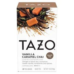 Tazo Chai Vanilla Caramel Black Tea Bags - 20ct