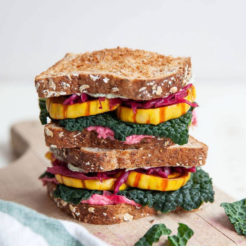 slide 6 of 6, Silver Hills Bakery Vegan The Big 16 Sprouted Grain Bread - 22oz, 22 oz