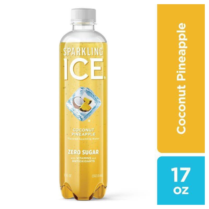 slide 1 of 6, Sparkling Ice Coconut Pineapple - 17 fl oz Bottle, 17 fl oz