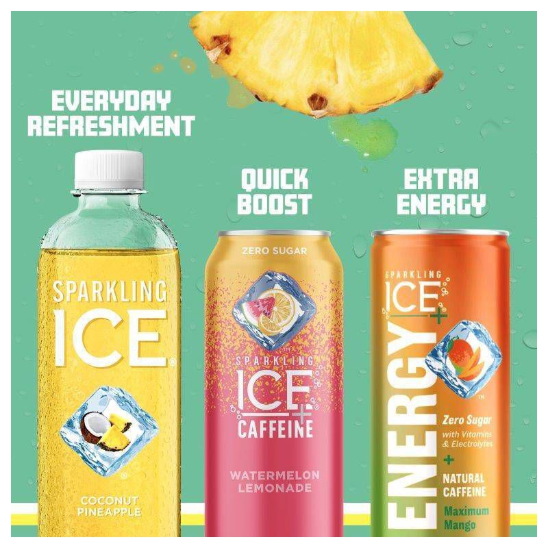 slide 6 of 6, Sparkling Ice Coconut Pineapple - 17 fl oz Bottle, 17 fl oz