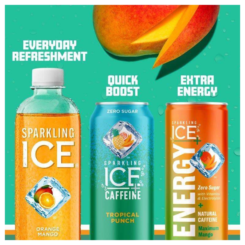 slide 6 of 6, Sparkling Ice Orange Mango - 17 fl oz Bottle, 17 fl oz