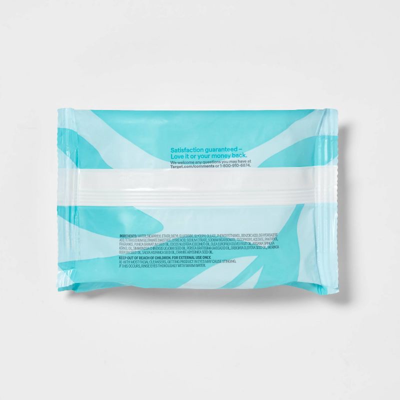 slide 5 of 9, Everyday Ultra-Soft Makeup Remover Cleansing Towelettes - Scented - 50ct - up&up™, 50 ct