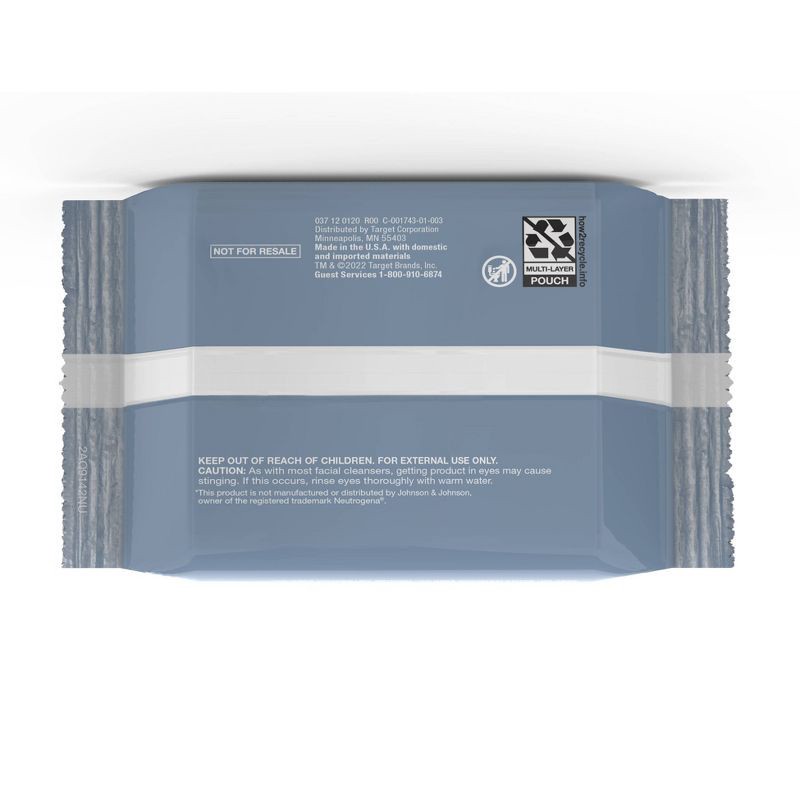 slide 6 of 7, Makeup Remover Facial Wipes - Scented - 50ct - up & up™, 50 ct